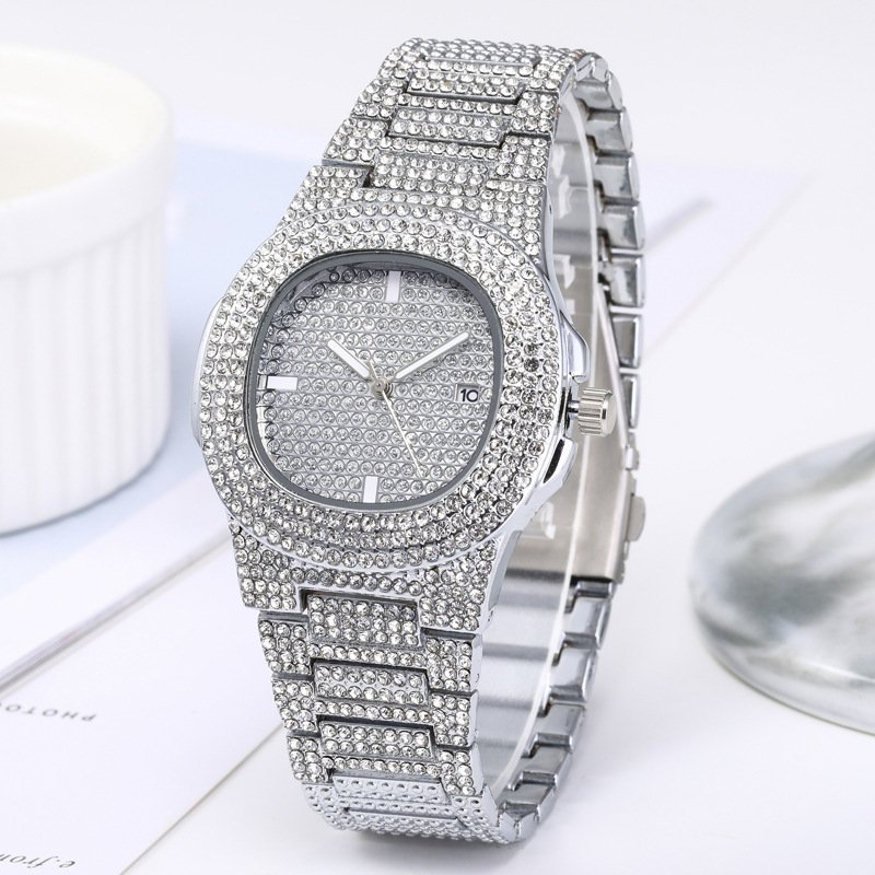 Original Crystal gold & Silver Plated watch