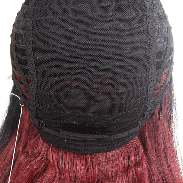 Ombre Long Body Wave Lace Synthetic Hair Wig - Image 8