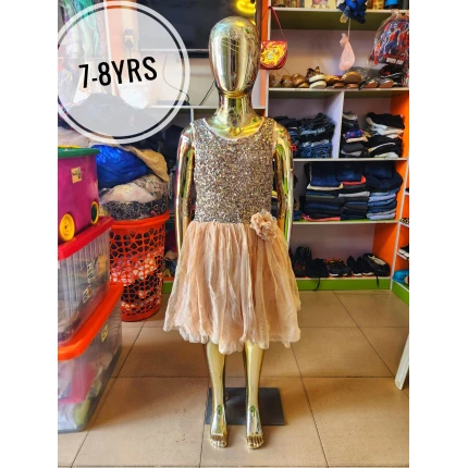 Party dress with sequence up