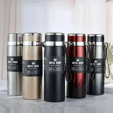 1L Stainless Steel Travel Mug Flask Thermal Hot Water