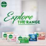 Dettol Antibacterial Bathing Soap - Instant Cool - 105g - Pack of 12 and Antiseptic Liquid Disinfectant 250ml + Free Branded Tshirt - Image 3